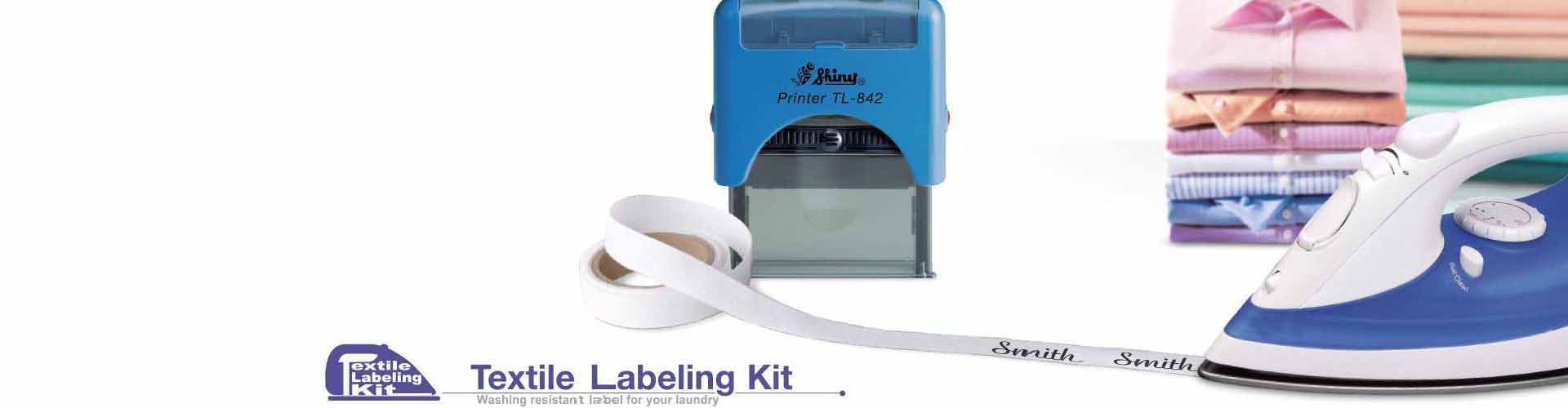 Stampwell Rubber Stamps Textile Labelling Kits